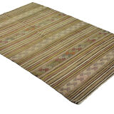 Anatolian handmade kilim rug 226 cm x 149 cm
