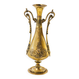 Old brass candle holder early xxth