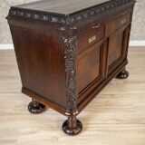 Early-20th Century Oak Commode in Brown with Drawers, 1930s