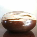 Vase design en pâte de verre