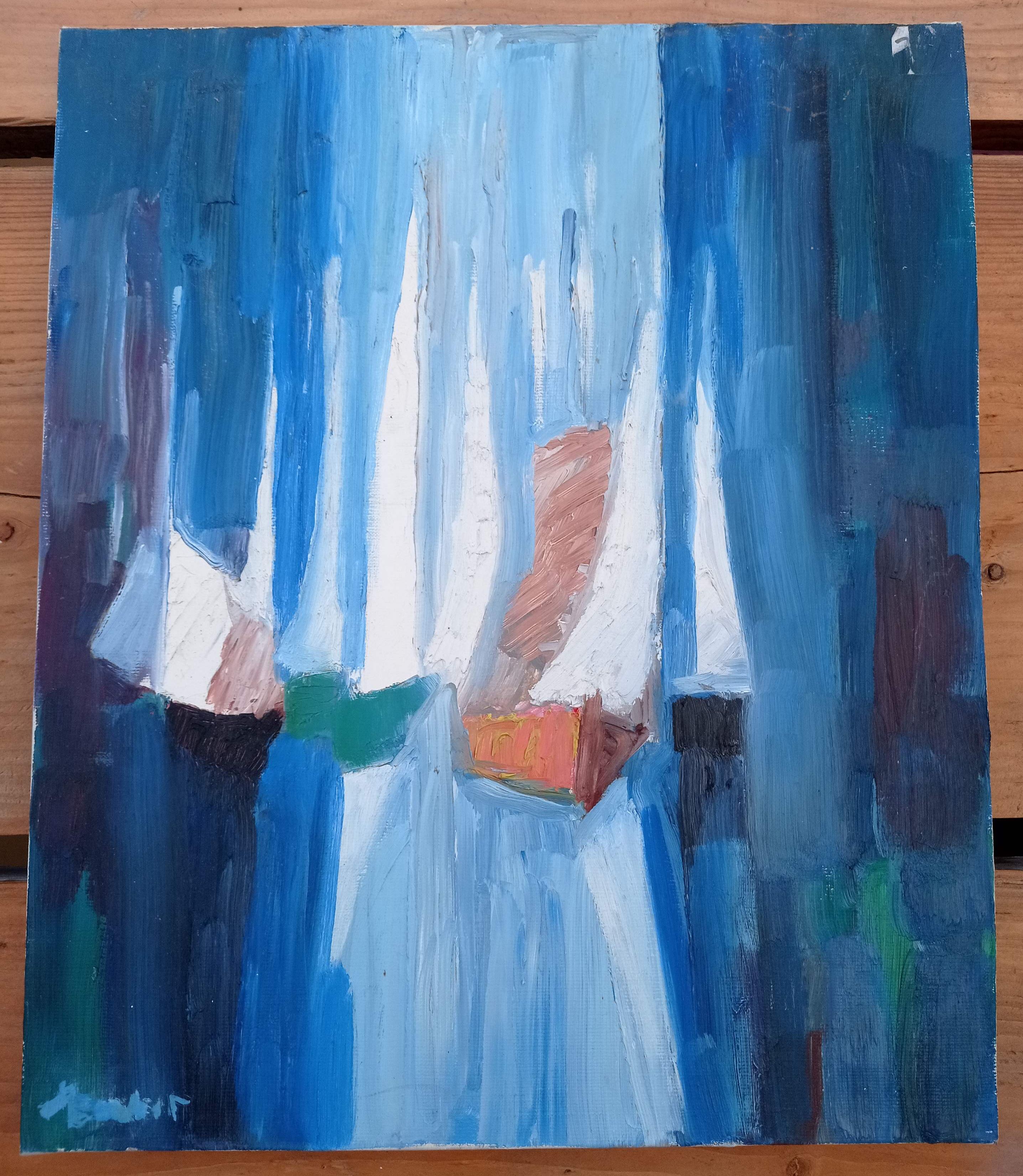 Old marine canvas