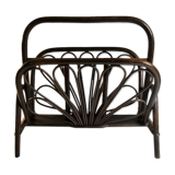 Rattan magazine holder