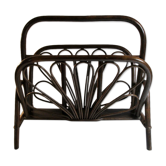 Rattan magazine holder