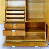 Armoire en frêne et noyer du milieu du siècle de Jitona, années 1960
