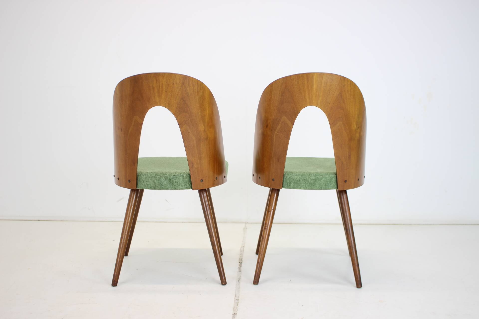 1960s Antonin Suman Set of Two Dining Chairs, Czechoslovakia