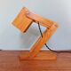 Articulated wooden desk lamp, 1960s-70s