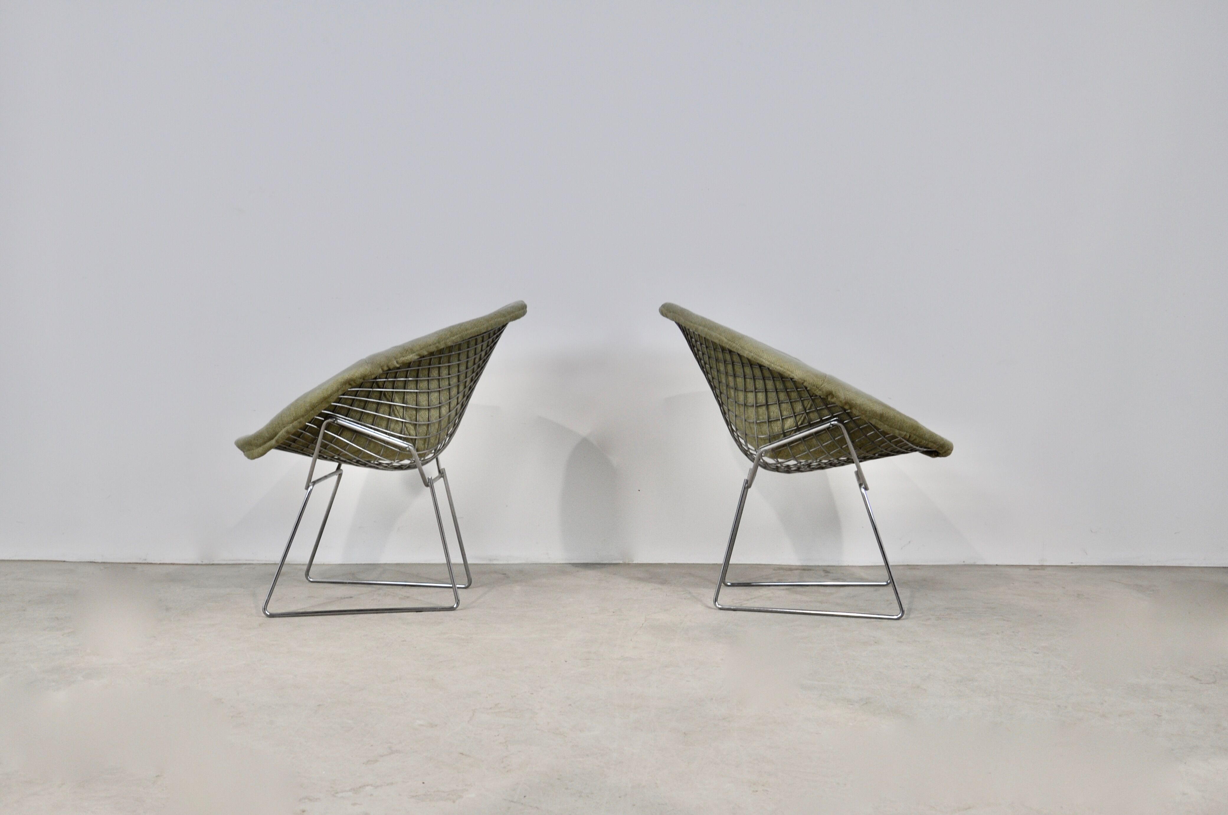 Diamond Chairs by Harry Bertoia for Knoll (1970s)