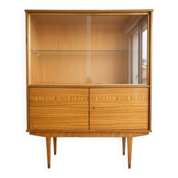 1960s wooden display cabinet
