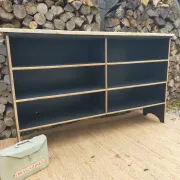 Wooden locker workbench