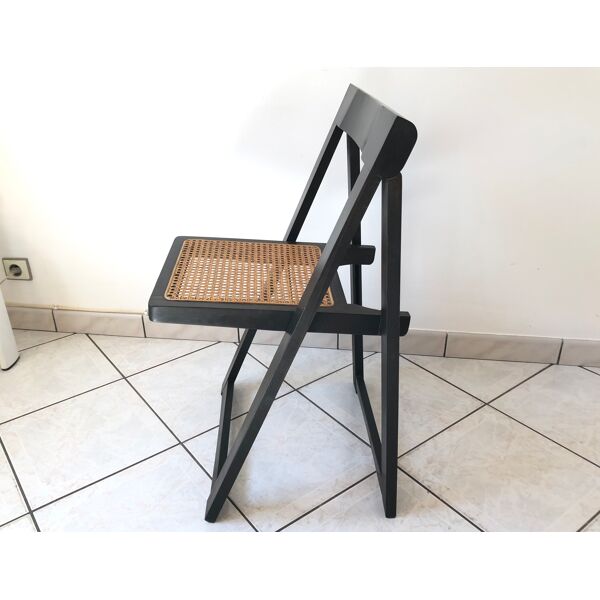 Cannea folding chair Aldo Jacober for Alberto BAZZANI vintage 1966 Italy 3  available. | Selency