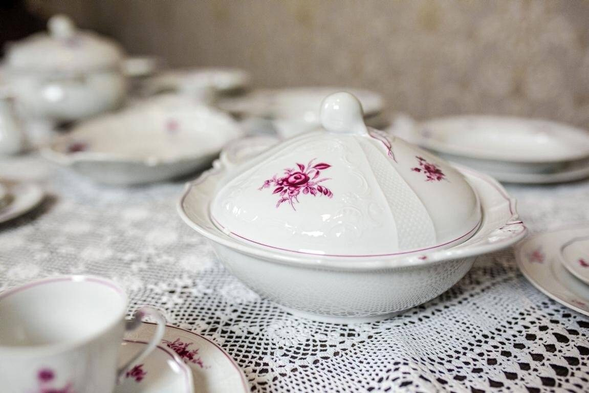 Porcelain Service from Fürstenberg, West Germany, 1960s, Set of 69