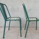 Pair of bistro Tolix chairs