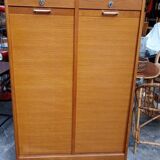 Double curtain binder
