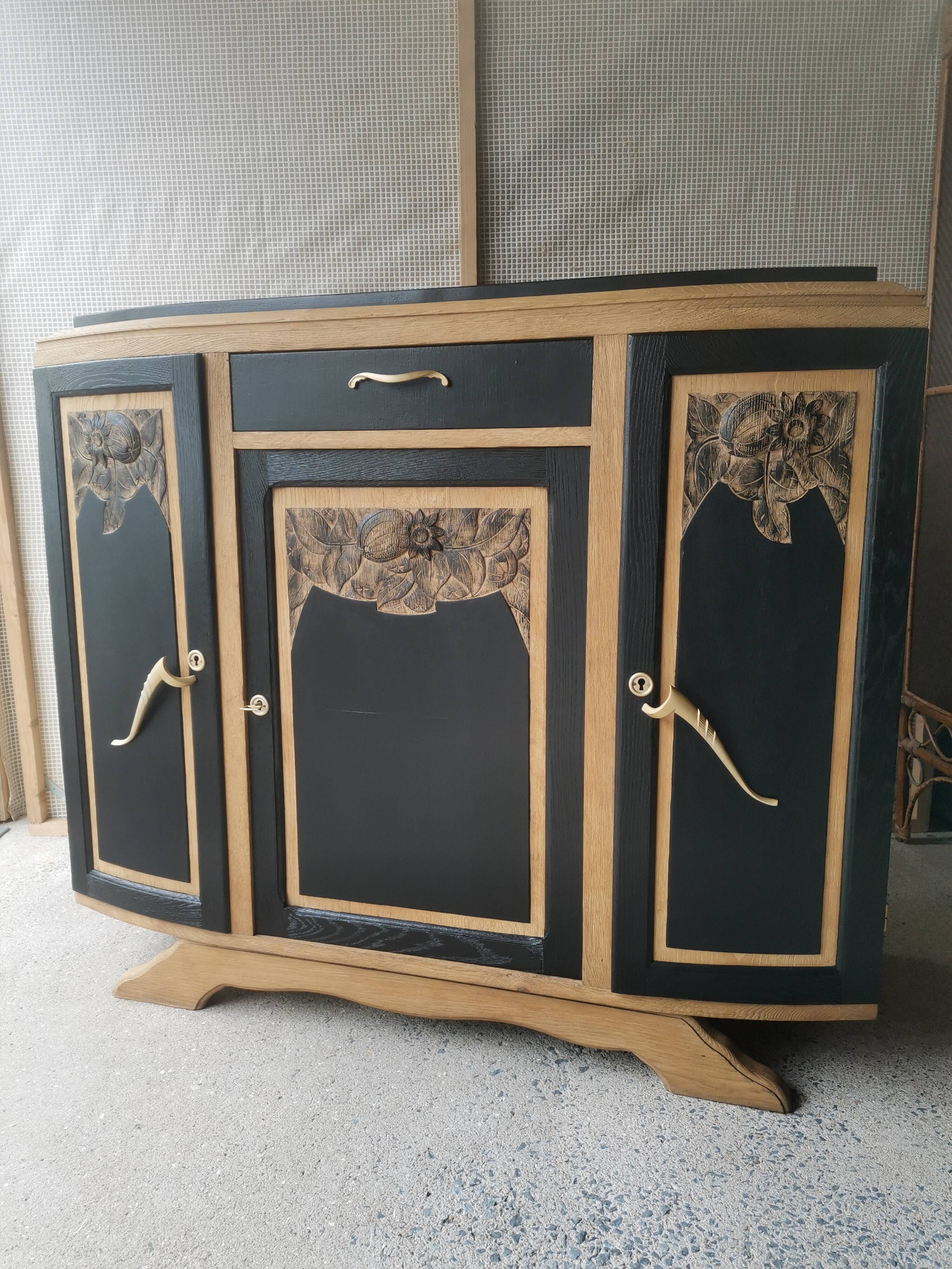 Buffet Art Déco noir