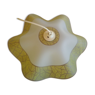 Opaline hanging lamp