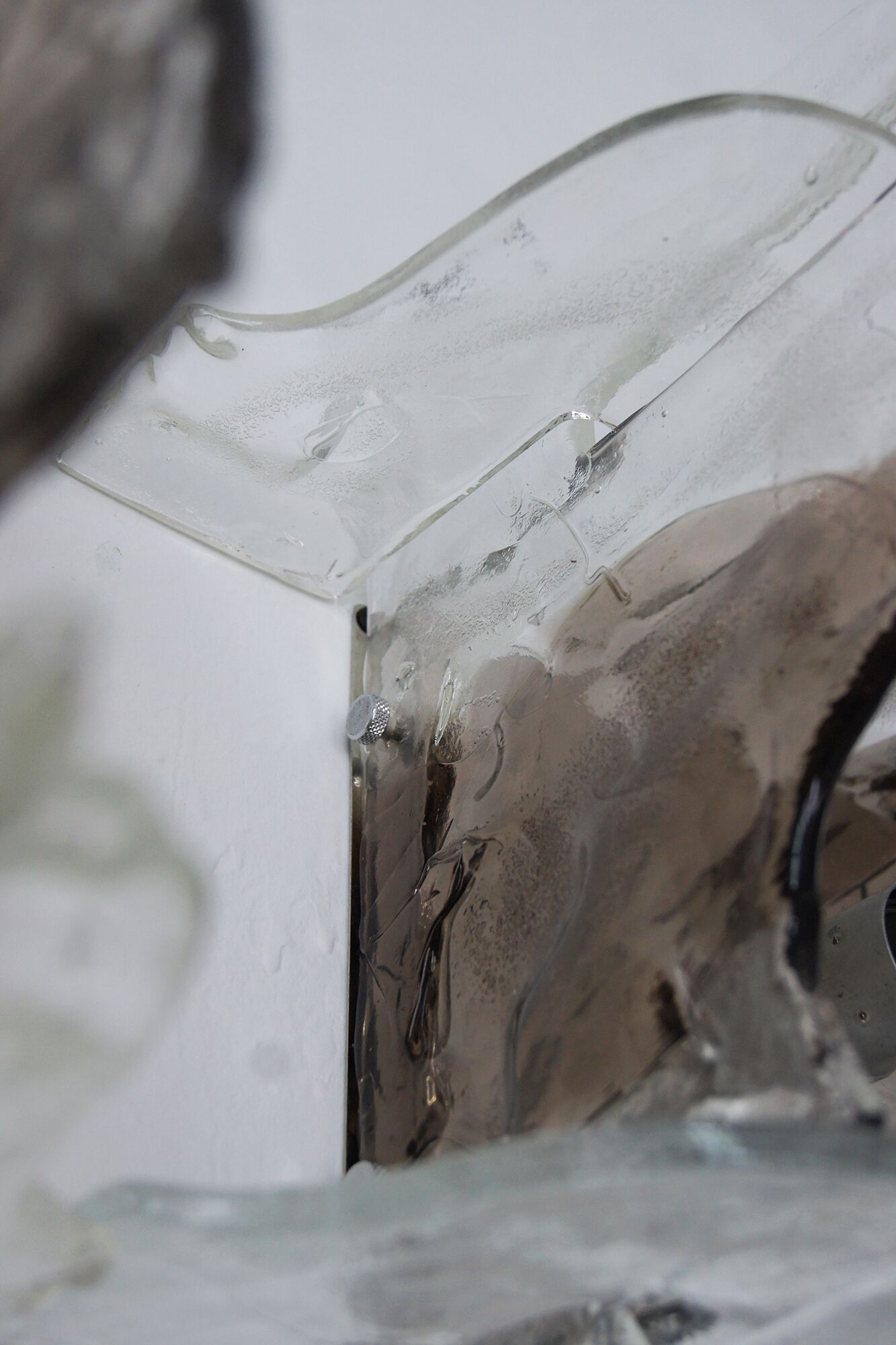 Italian Murano Glass Wall Lamps by Carlo Nason for Mazzega, 1970s, Set of 2