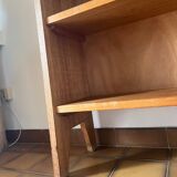 Shelf, solid wood bookcase, 1960s