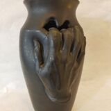Ceramic vase, circa 50/60, signed