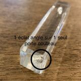Box of 12 minimalist crystal knife holders