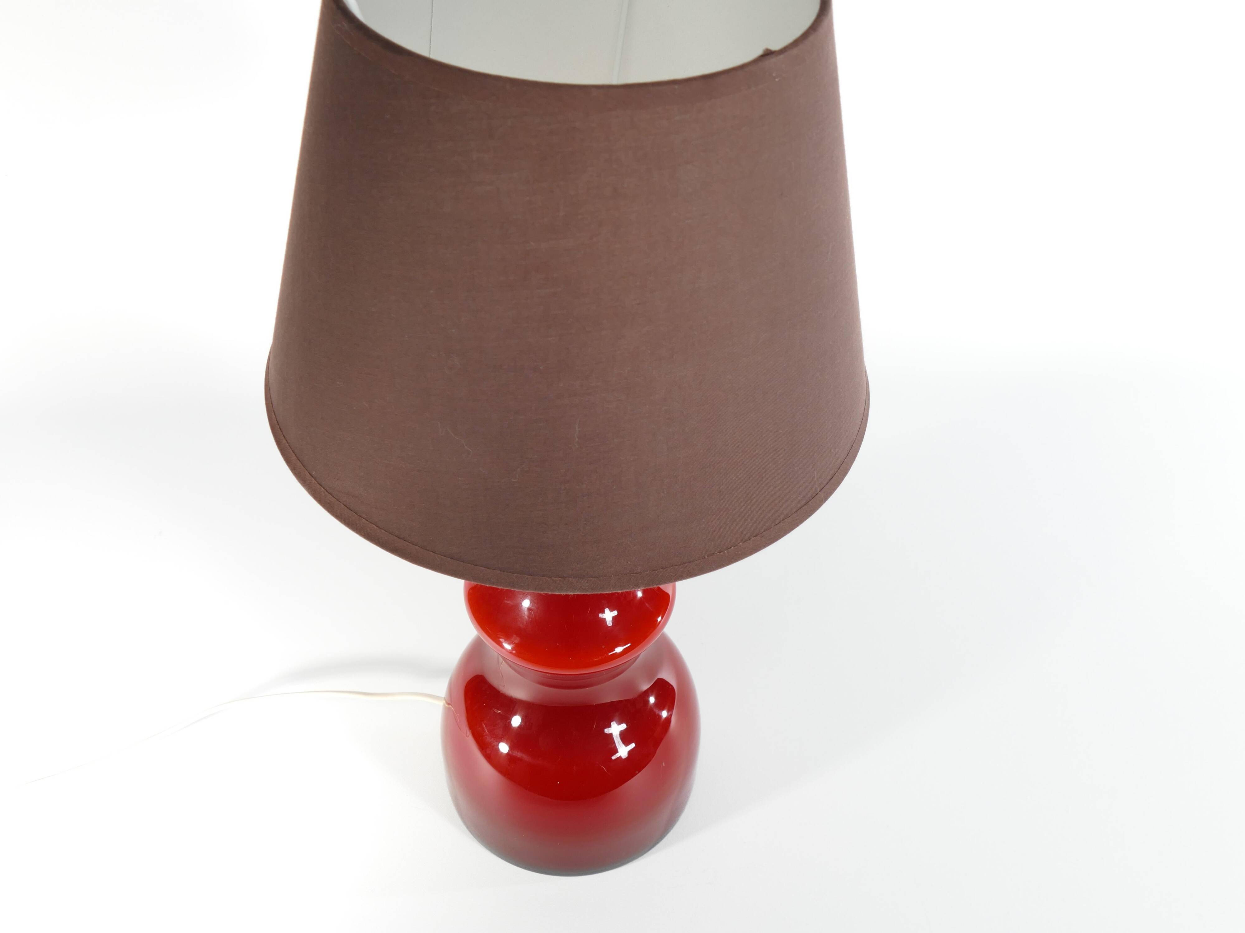 Scandinavian Modern Oxblood Red Table Lamp  by Gert Nyström for Hyllinge