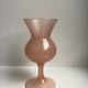 Vase in pink opaline 50s