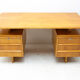 Bureau en bois de hêtre du milieu du siècle, années 1970, Tchécoslovaquie