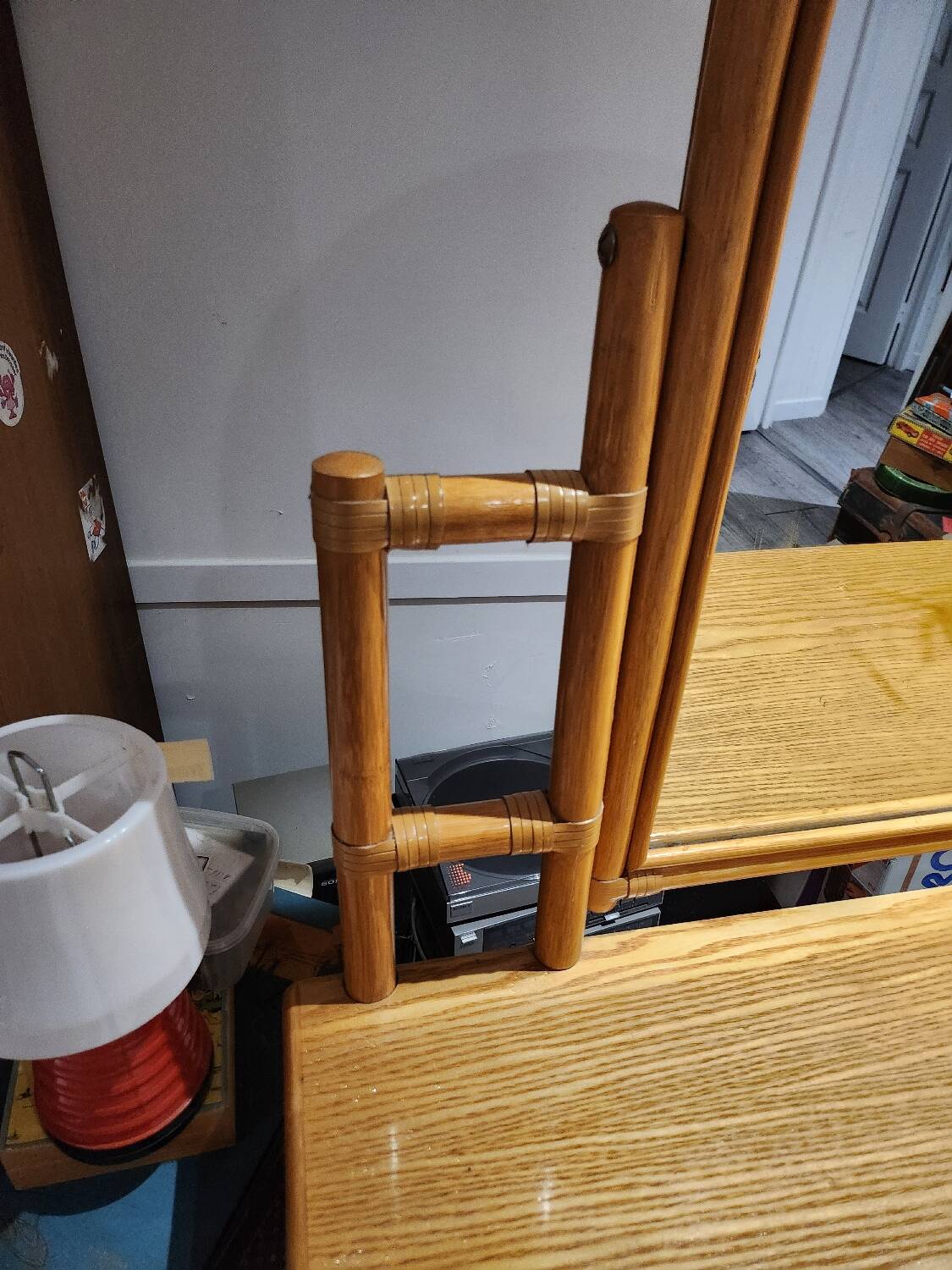 Vintage rattan dressing table