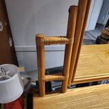 Vintage rattan dressing table
