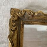 Small molded gilded mirror