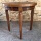 Old coffee table style louis XVI wood legs vintage columns