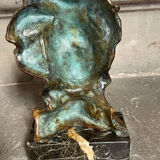 Stone bronze subject by Faguays