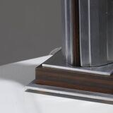 Modernist aluminum table lamp