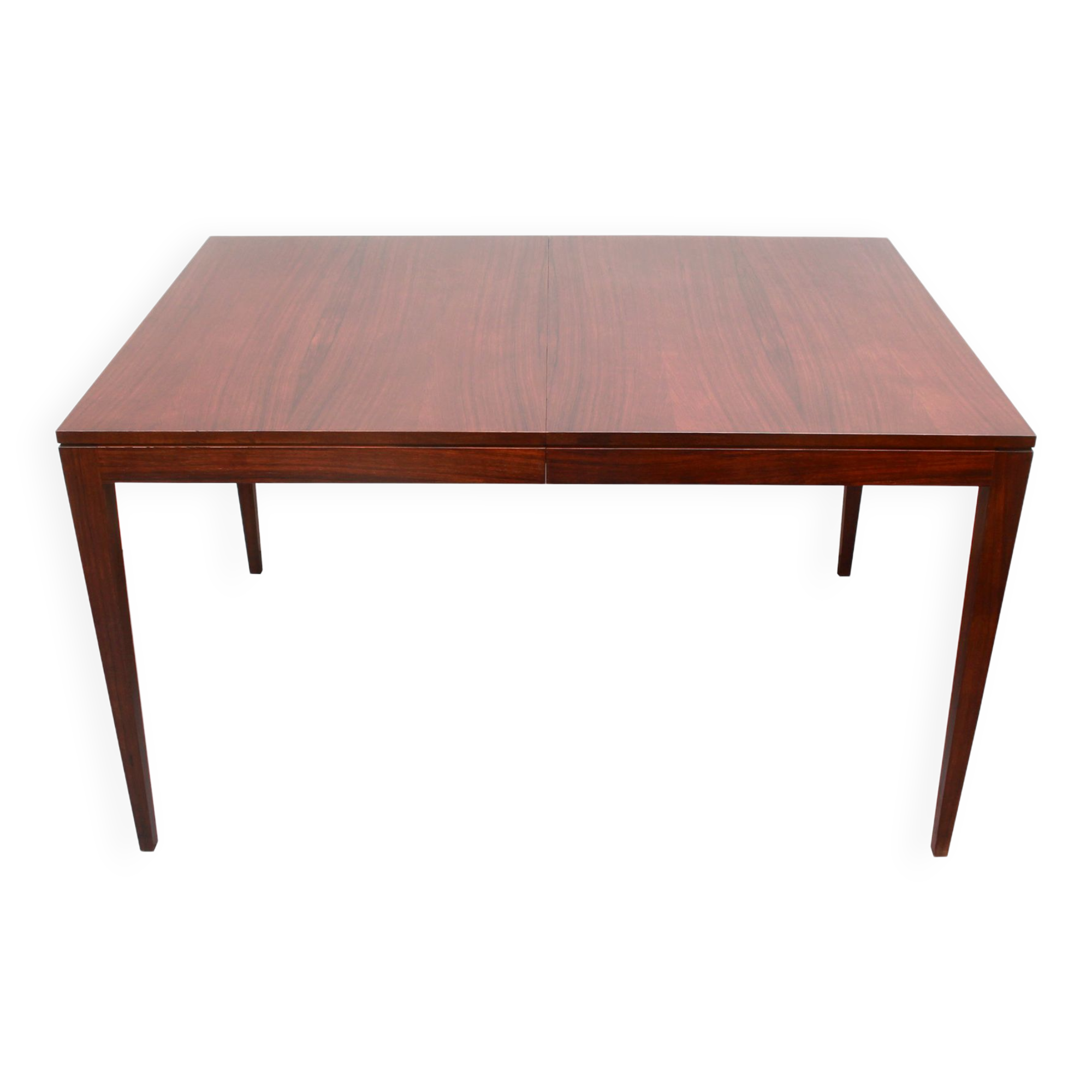 Salle à manger extensible des années 1960 en palissandre, restaurée