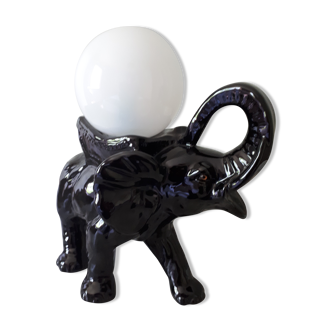 Lampe éléphant et opaline