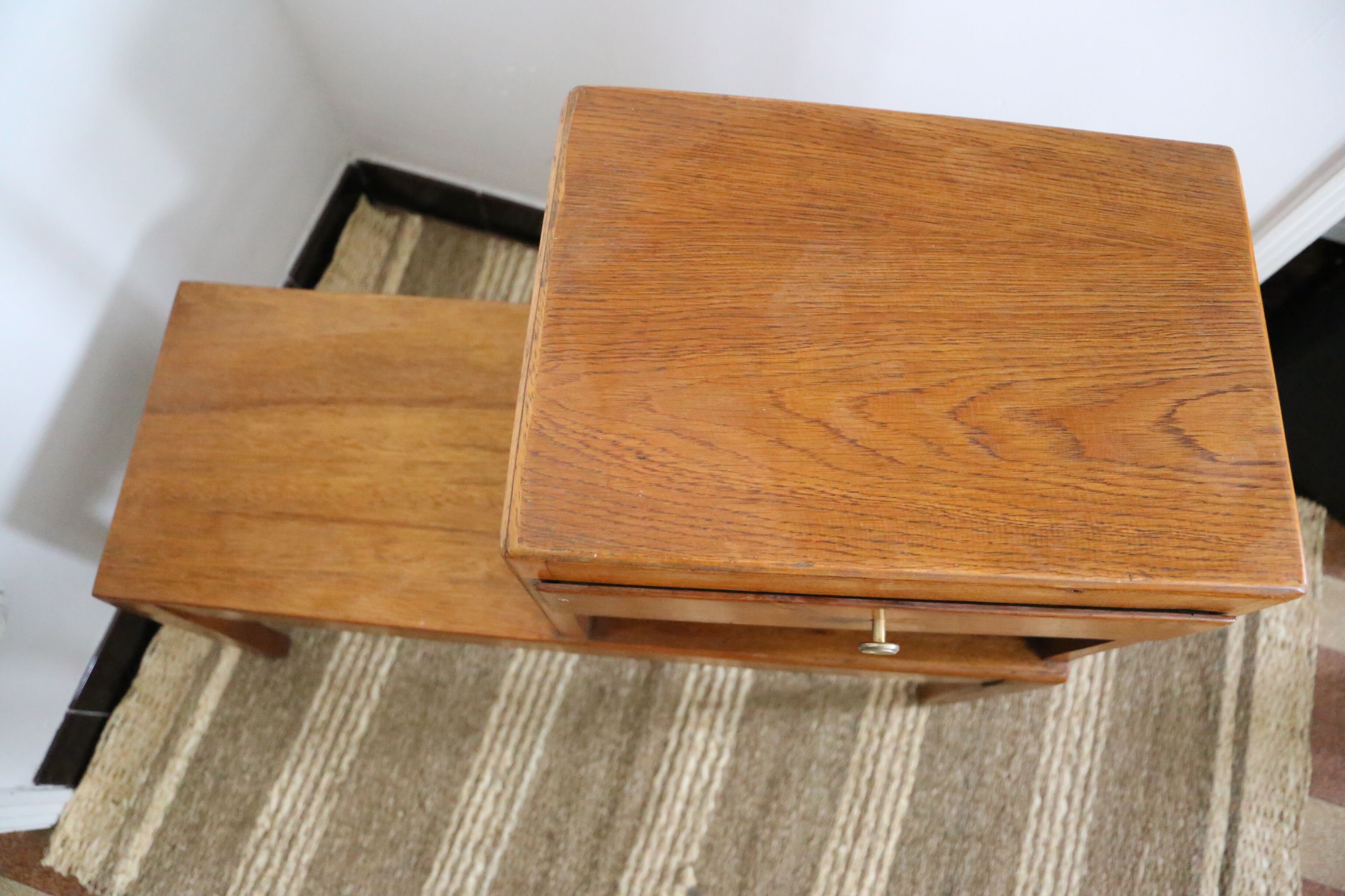 Phone table and bench