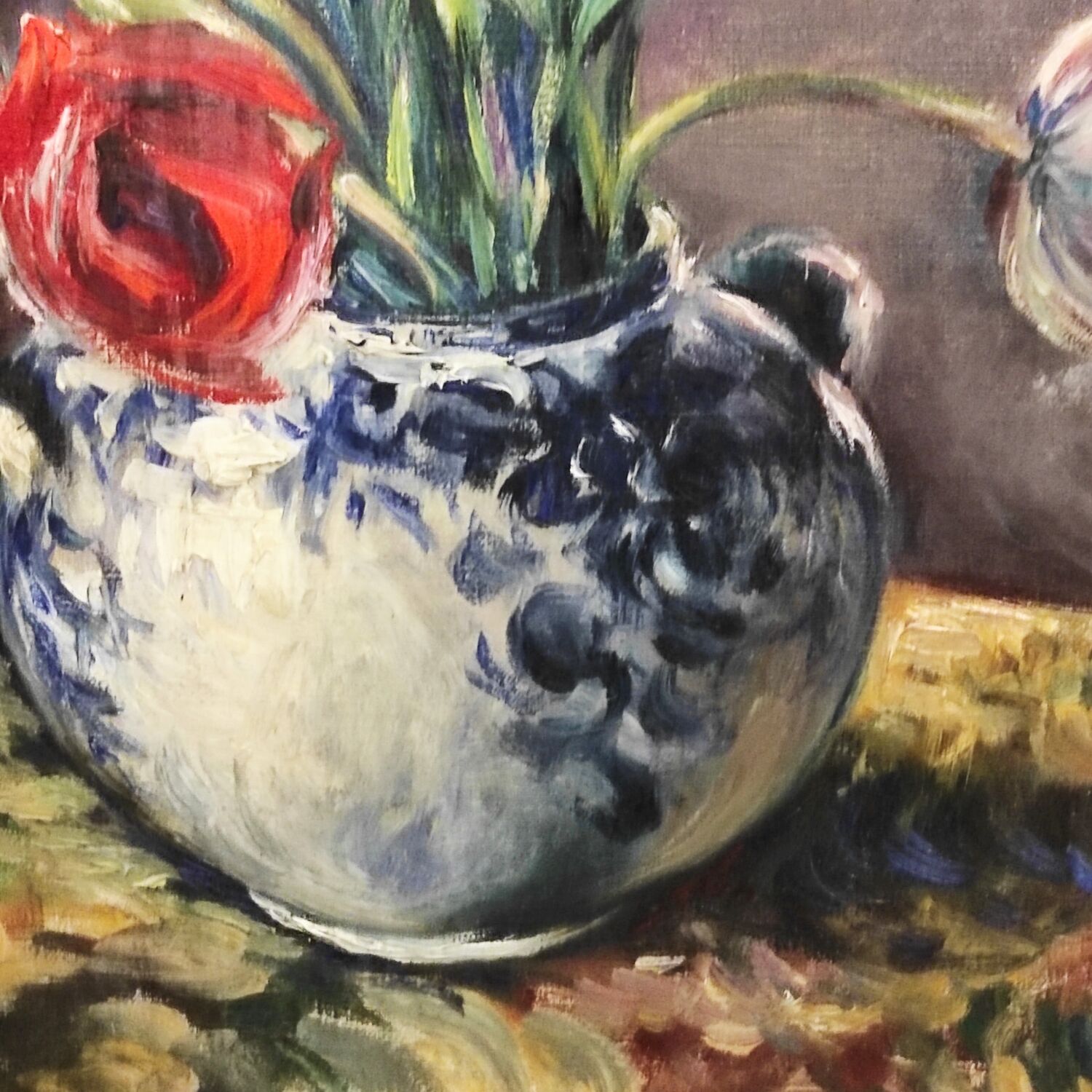 Tulip bouquet painting