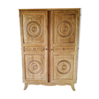 Carved oak cabinet