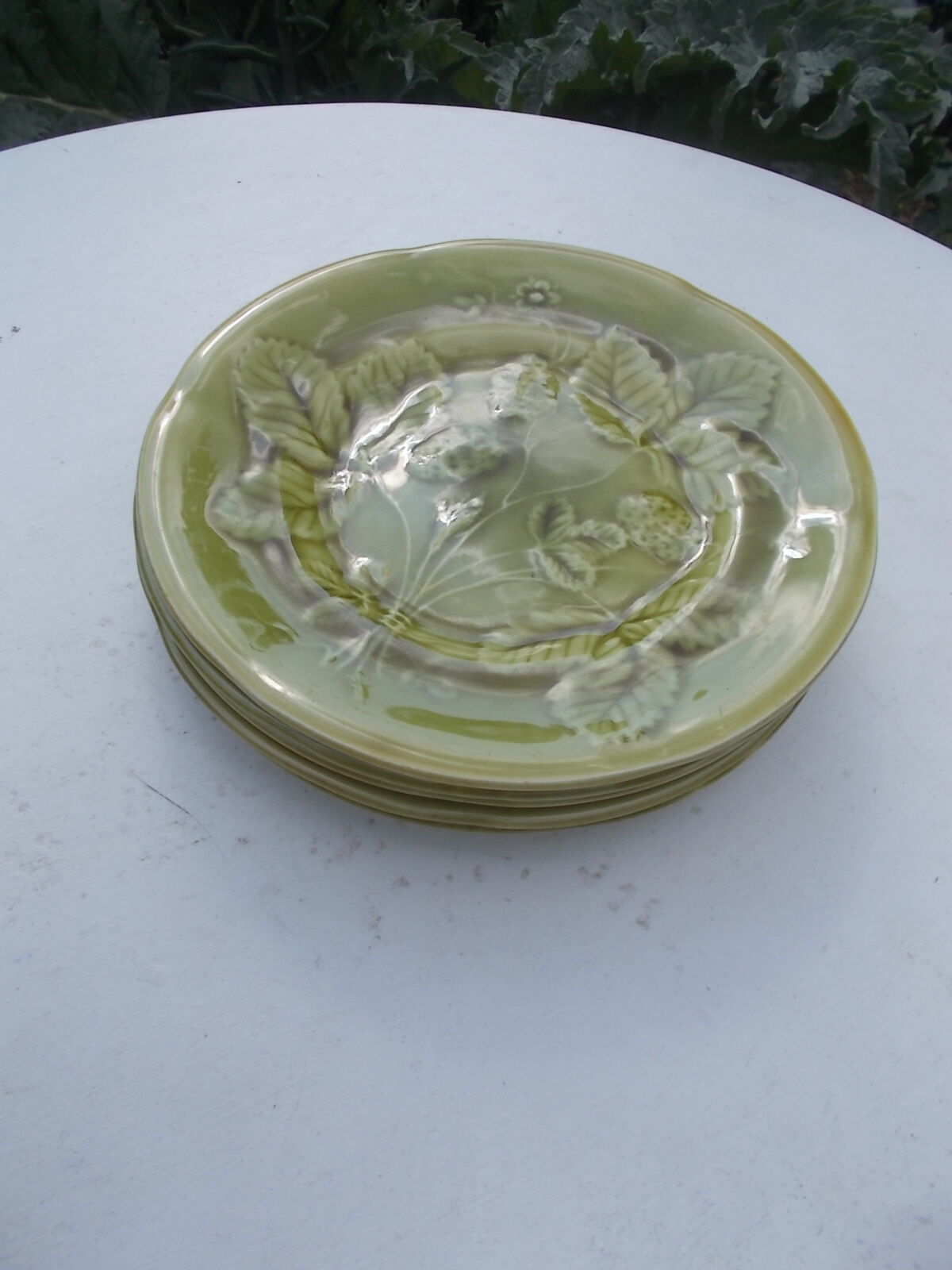 set of 5 plates slurry Choisy Le Roi HB & Cie