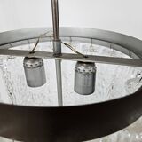 Murano glass chandelier with 14 tubular pendants