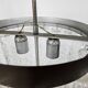 Murano glass chandelier with 14 tubular pendants