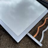 Chrome Art Deco mirror