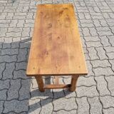 Solid oak coffee table