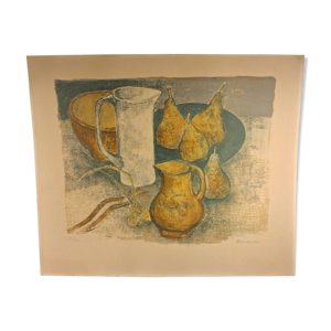 Lithographie en couleur