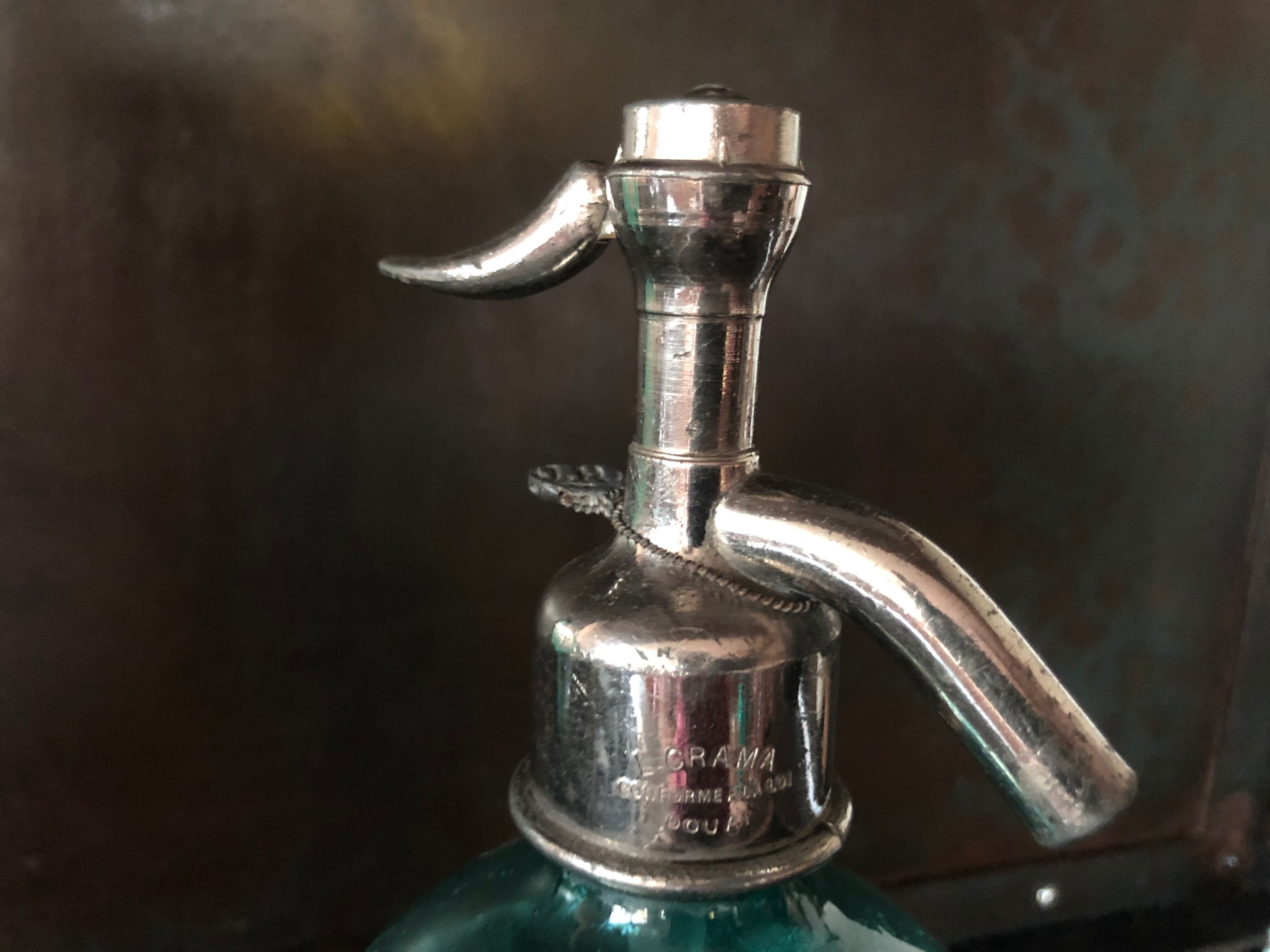 Ancien siphon à eau de Seltz