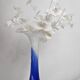 Murano vase "Calla Lily" by Jack in the Pulpit vintage