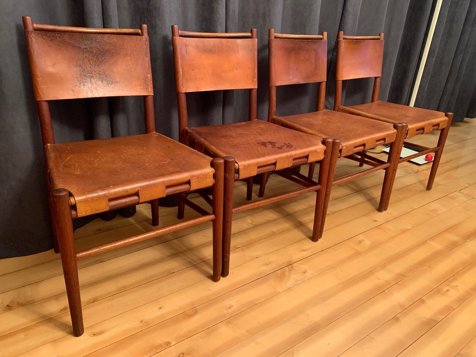 Chaises danoises, années 1960, ensemble de 4