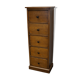 Antique dutch ochre drawer cabinet, early 20th century