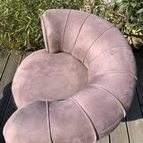 Four art deco armchairs