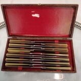 Service 12 art deco knives