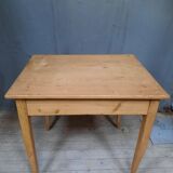 Louis XV style table in natural wood